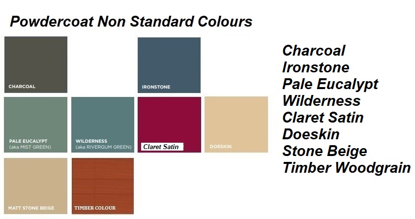 Security Screen Doors Colour Range Melbourne