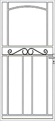 Steel Screen Doors Range Sorrento