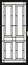 Steel Grille With Aluminium Frame Melton