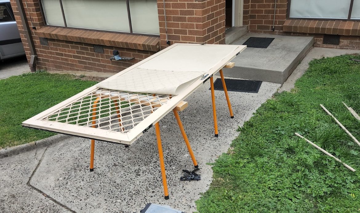 Screen Door Work Preparation