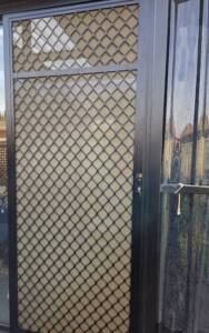 Oversized Standard Diamond Screen Door Black
