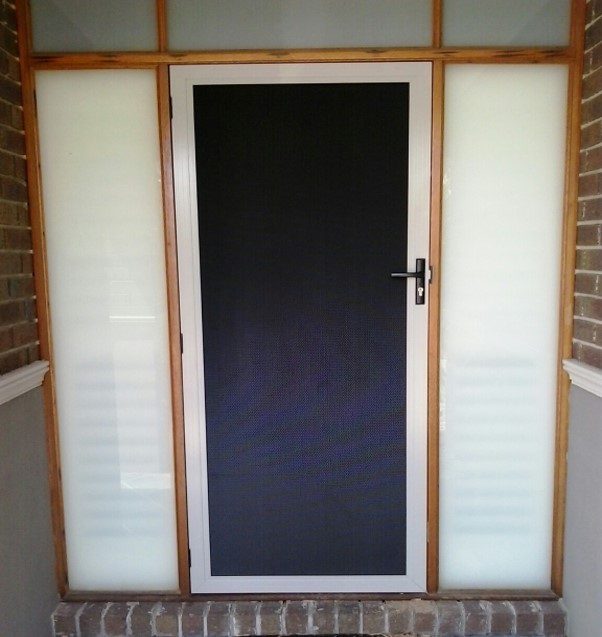 Security Screen Door Three-Point Locking System Melbourne