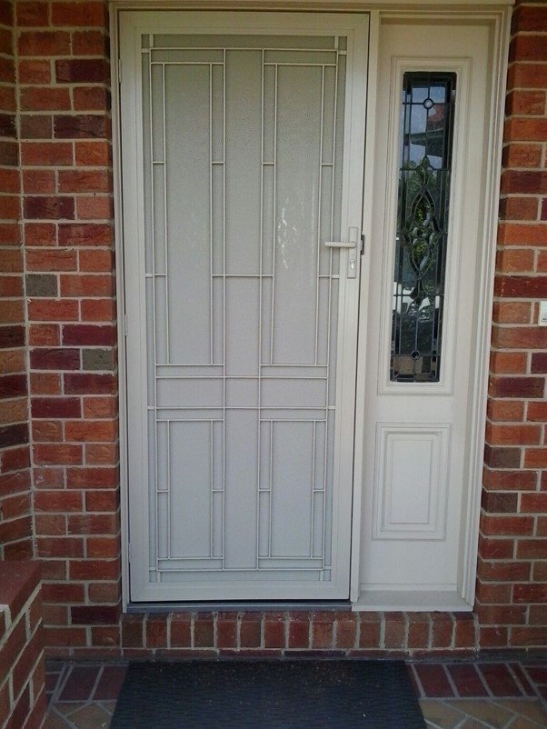 Stainless Steel Mesh Clear Security Doors Coastal Melbourne
