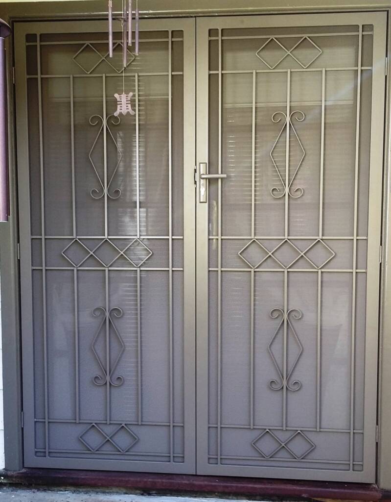 Steel Security Screen Doors Melbourne Installation
