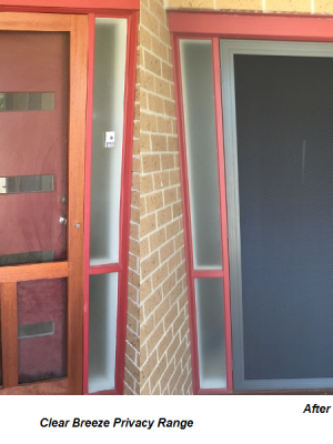 CB: 8 Clear Breeze Privacy Mesh Before & After Image