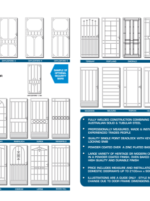 Heritage Collection Steel Security Doors