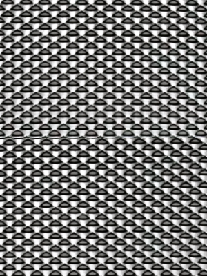 Privacy Security Doors 8 Clear Breeze Privacy Mesh Close Up Standing Outside The House Looking In.